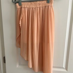 Pink Asymmetrical Skirt